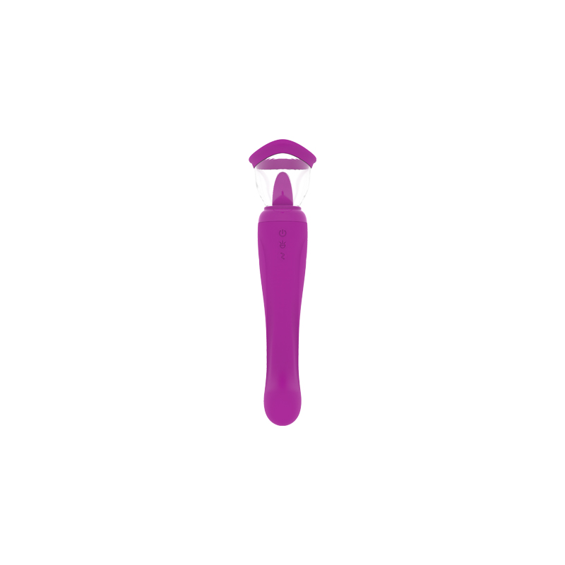 Lamber vibrador com suck-purple