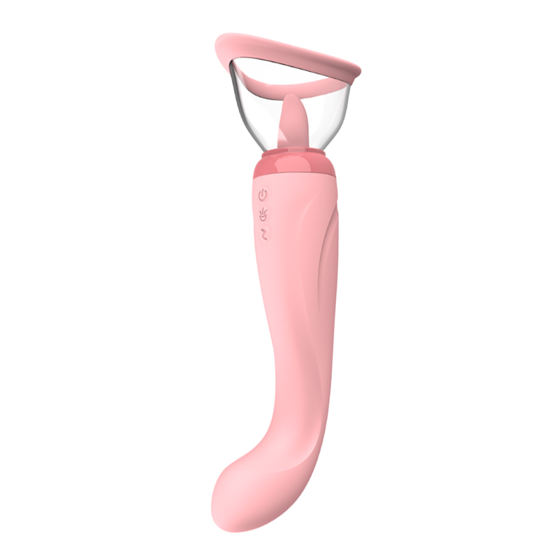 Lamber vibrador com bomba de sucção