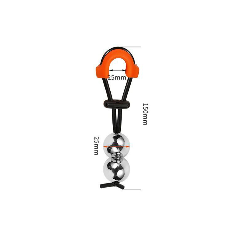 Maca de pênis de metal-bola dupla (φ25mm)