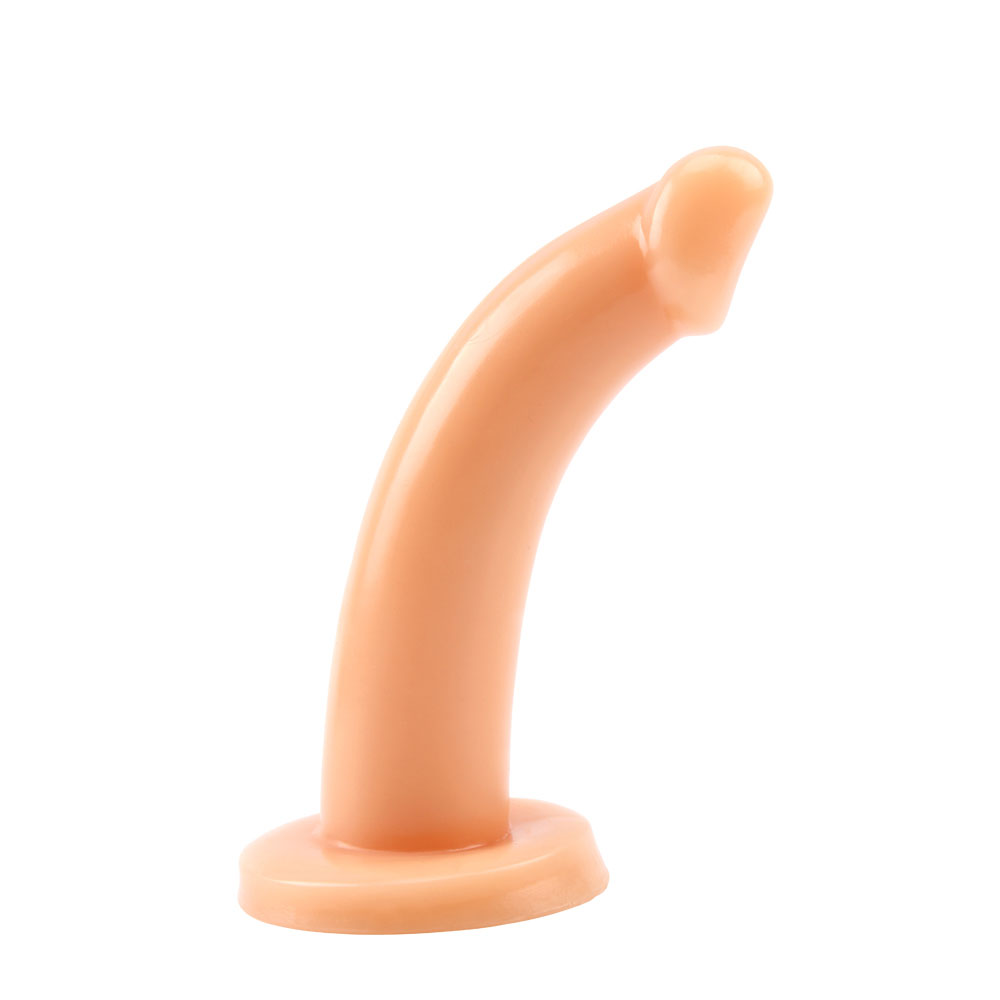 TPE Soft Dildo Starp On com anéis de silicone